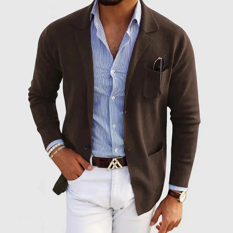 ChillChaser | Herren Blazer mit Taschen und Reverskragen