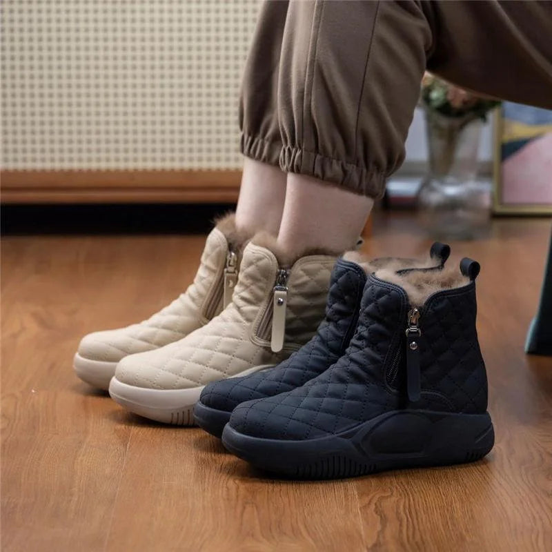 ThickSol | Hochisolierte Winterstiefel mit robuster Profilsohle