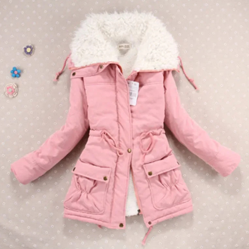 Botsia | Damen Winterjacke mit Fleece-Innenfutter, Kordelzug und leichtem Design für eleganten Komfort.