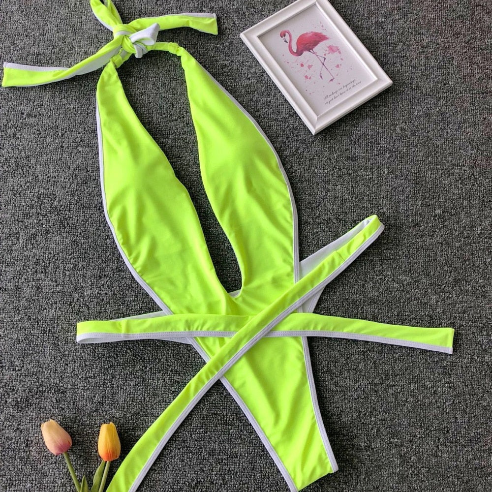 Weava | Brasilianischer Rückenfreier Badeanzug für Elegante Auftritte