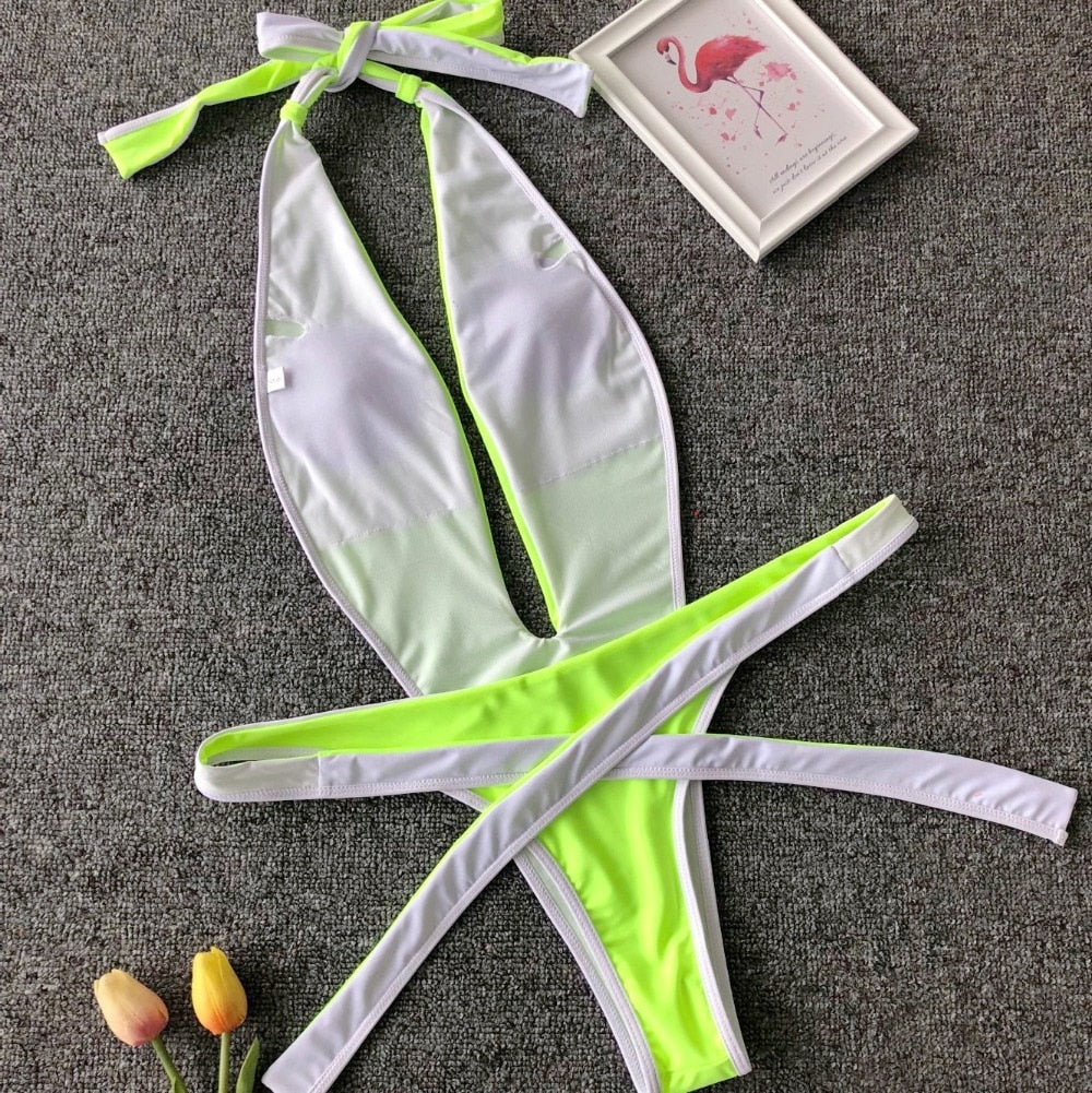 Weava | Brasilianischer Rückenfreier Badeanzug für Elegante Auftritte