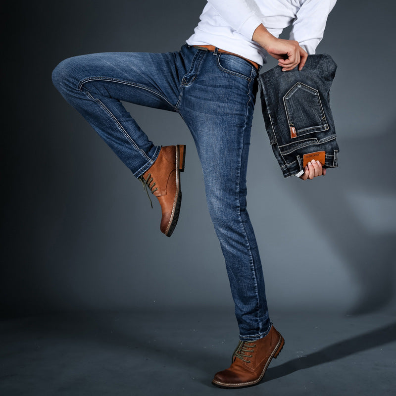 Movara | Slim-Fit-Stretch-Shaping-Denim-Jeans für Herren