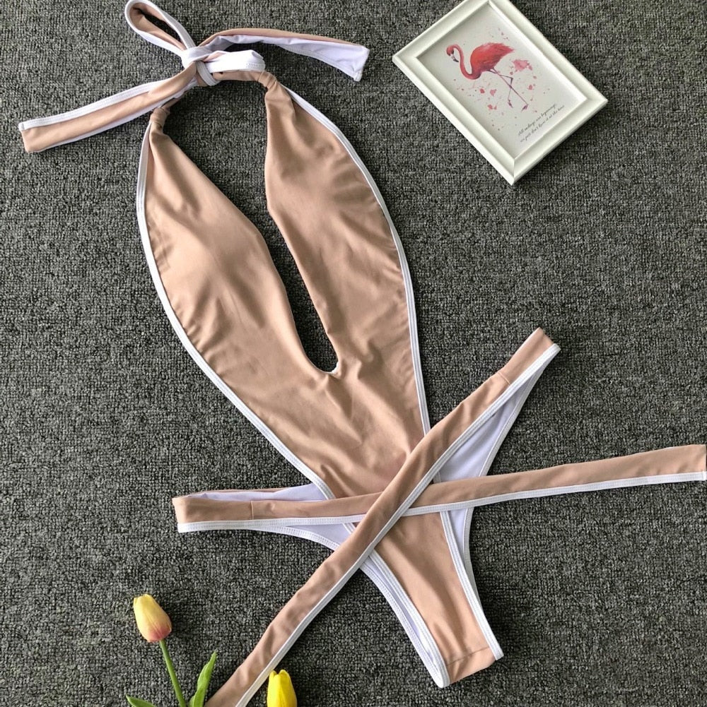 Weava | Brasilianischer Rückenfreier Badeanzug für Elegante Auftritte