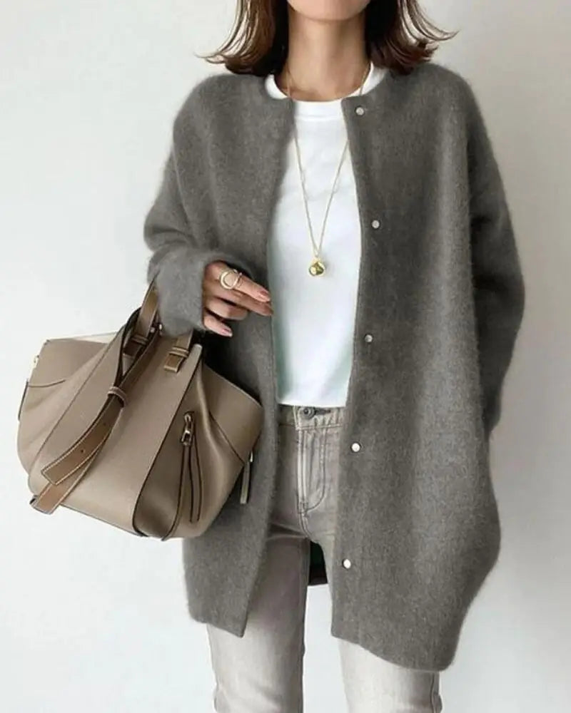 Levia | Luxuriöse Strickjacke aus Wolle
