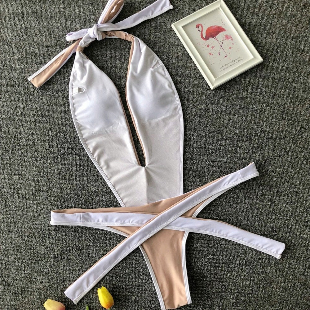Weava | Brasilianischer Rückenfreier Badeanzug für Elegante Auftritte