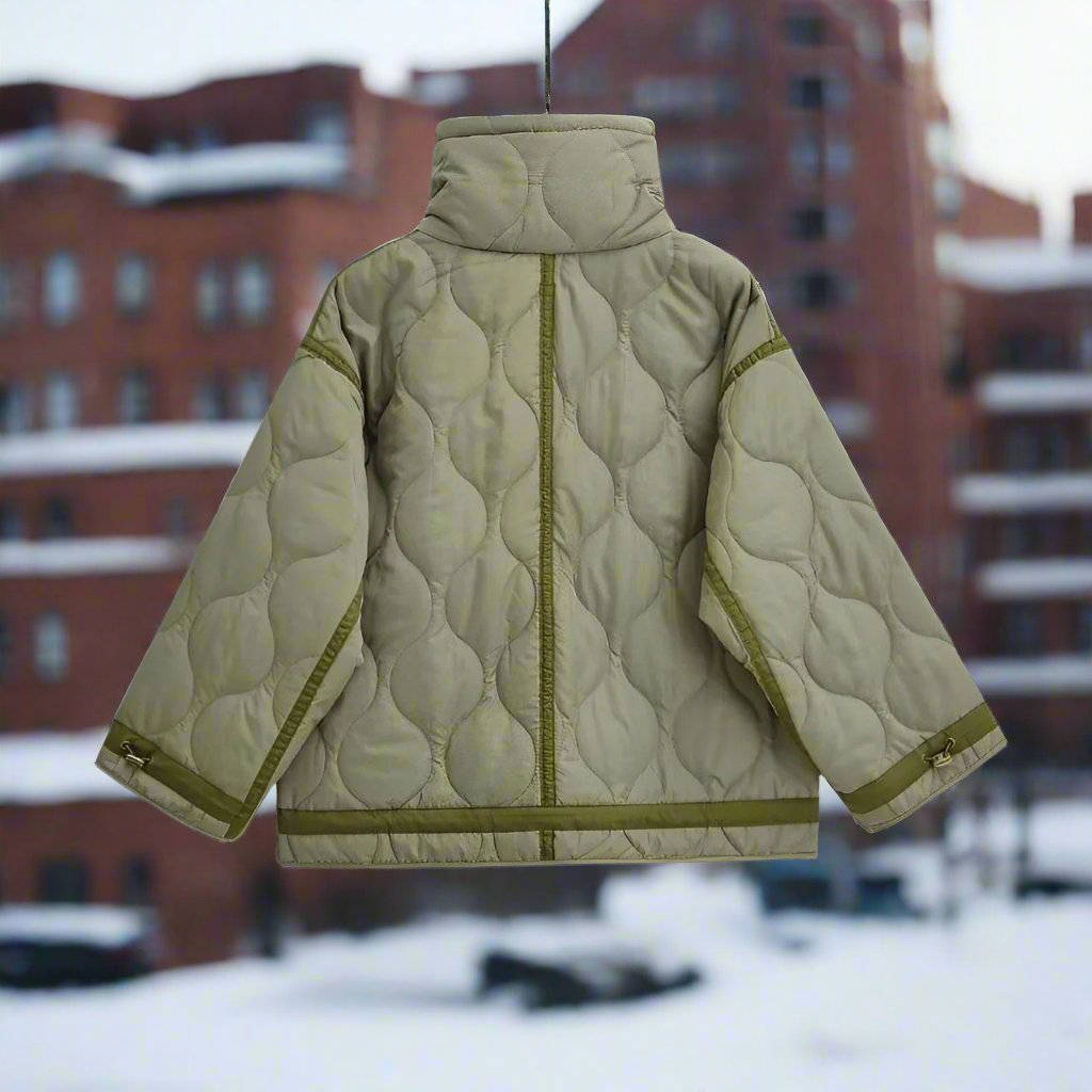 CottonEase | Hüftlange Baumwolljacke mit Taschen