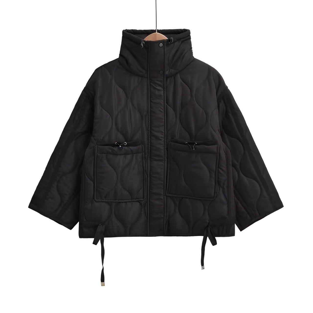 CottonEase | Hüftlange Baumwolljacke mit Taschen