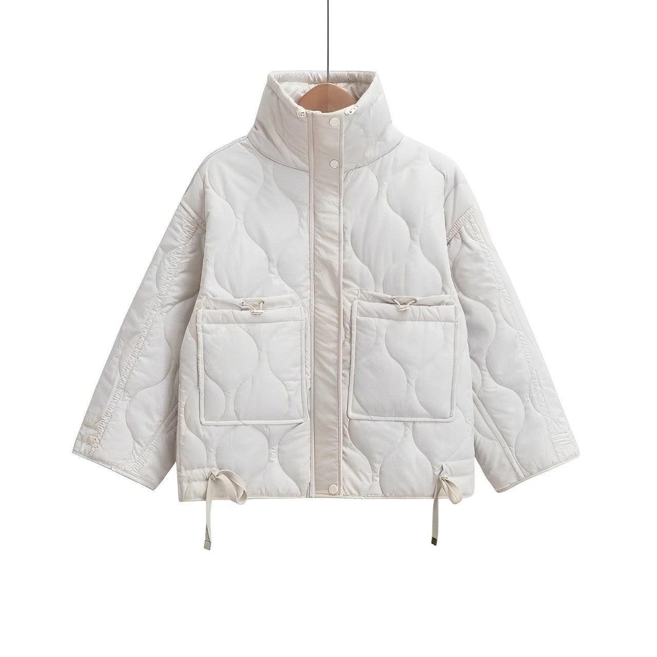 CottonEase | Hüftlange Baumwolljacke mit Taschen