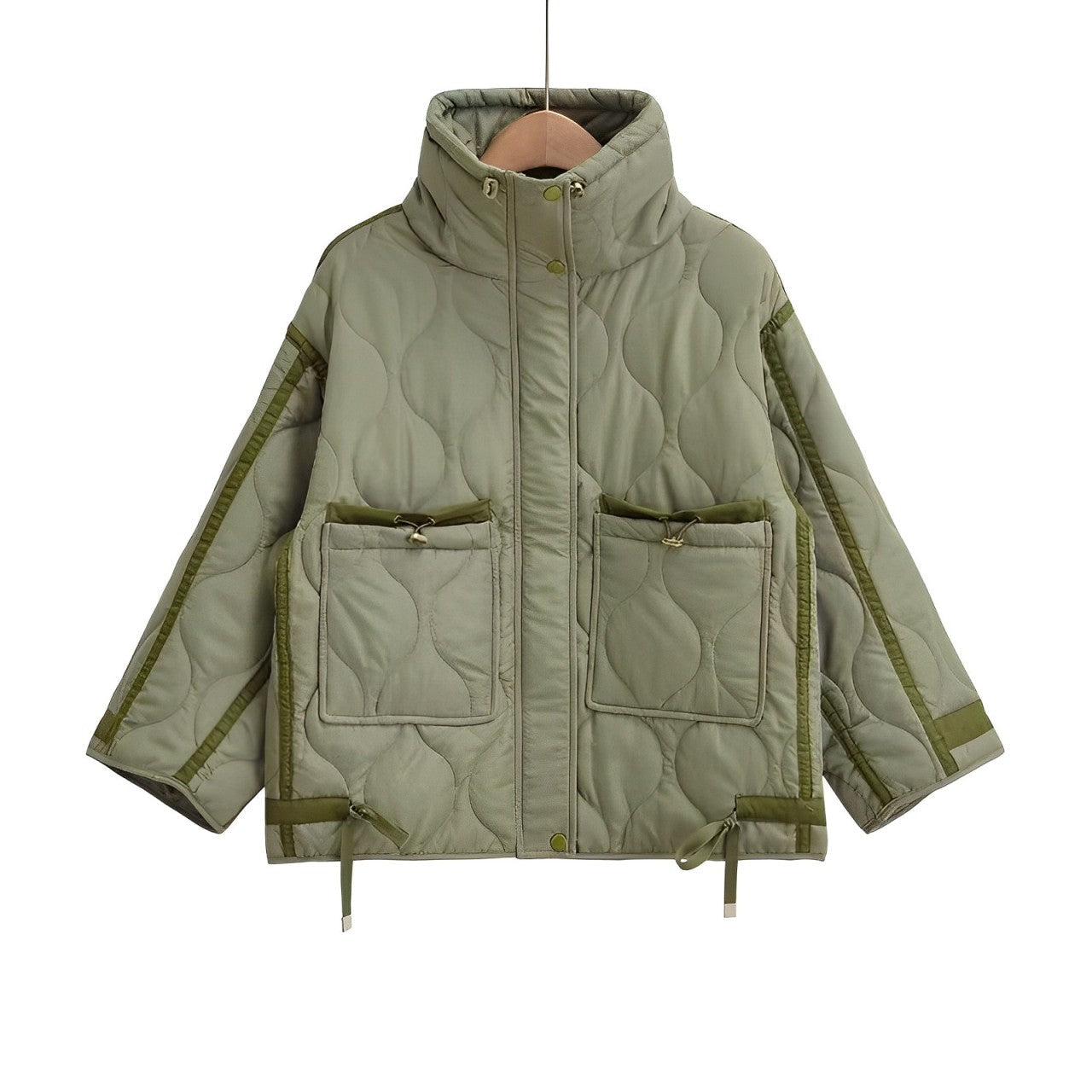 CottonEase | Hüftlange Baumwolljacke mit Taschen