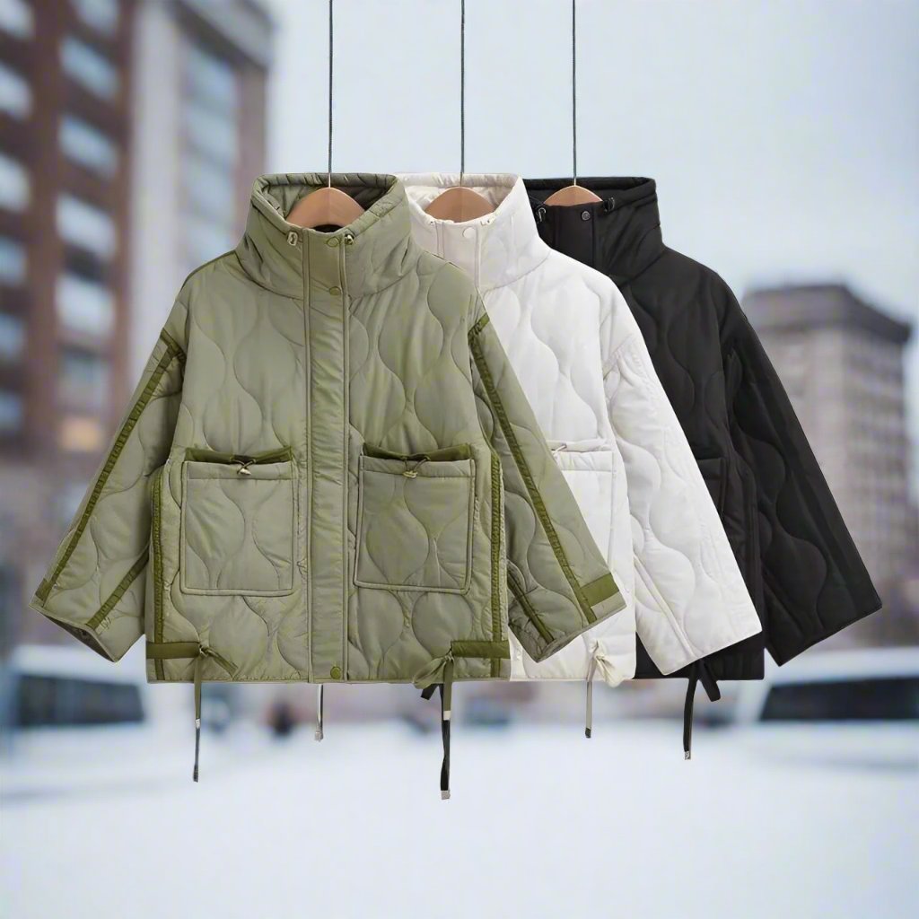 CottonEase | Hüftlange Baumwolljacke mit Taschen