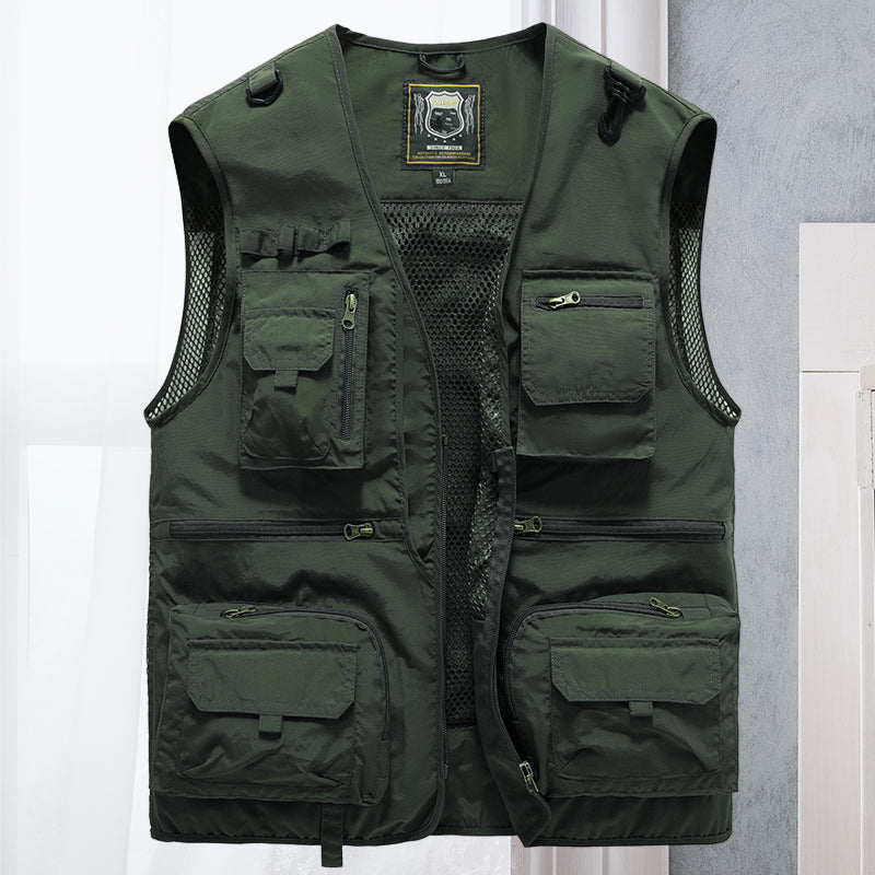Froselle | Vielseitige Taktische Outdoor-Weste für Herren – Robustes Design für Abenteuer und Freizeit