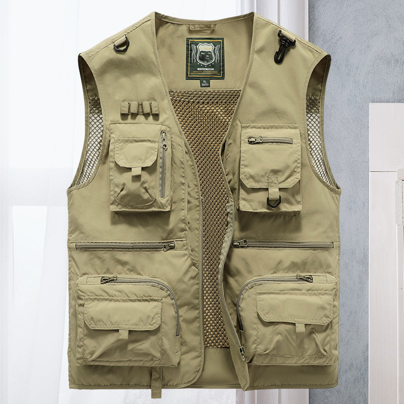 Froselle | Vielseitige Taktische Outdoor-Weste für Herren – Robustes Design für Abenteuer und Freizeit