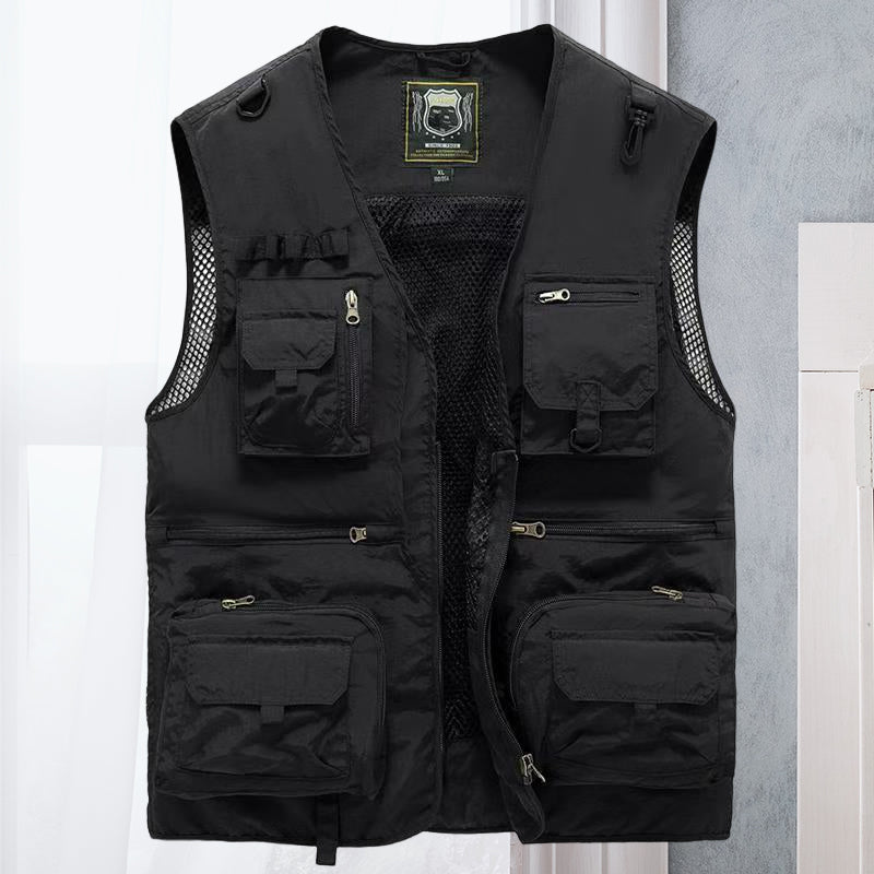Froselle | Vielseitige Taktische Outdoor-Weste für Herren – Robustes Design für Abenteuer und Freizeit