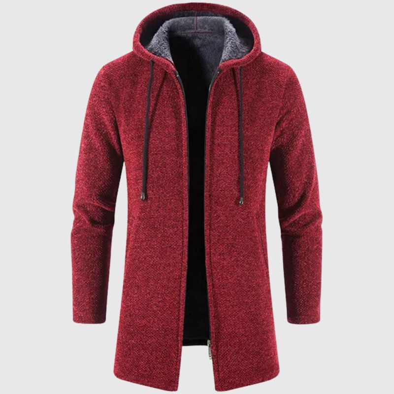 Belleza | Herren-Wolljacke mit Kapuze – Warm und Stilvoll