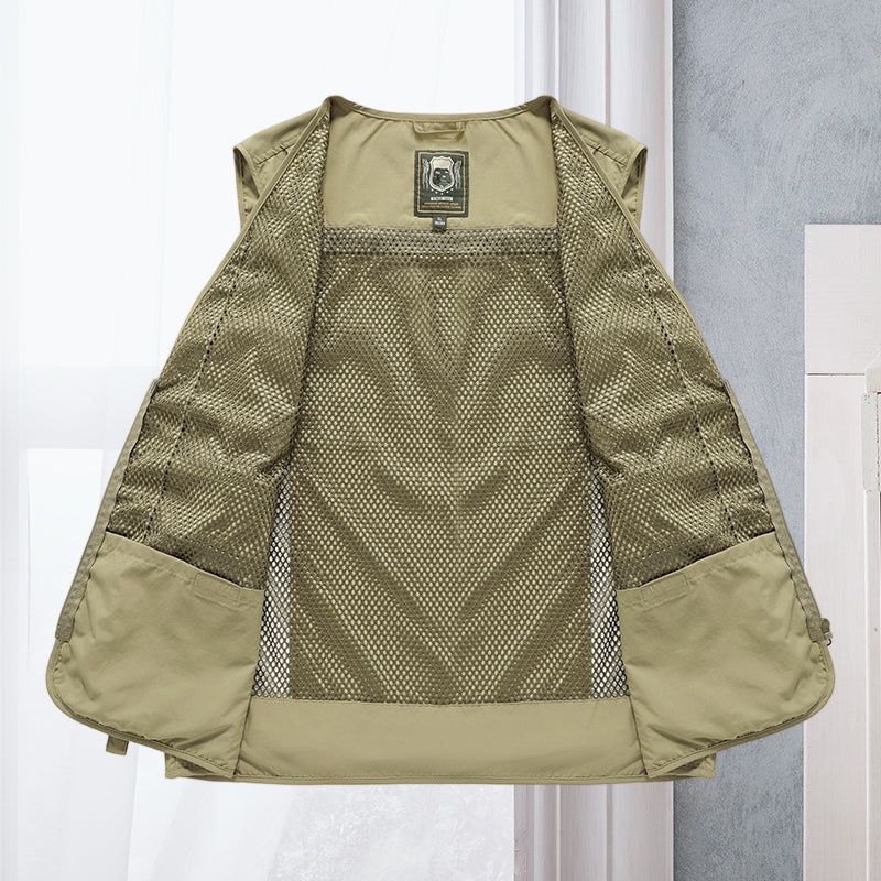Froselle | Vielseitige Taktische Outdoor-Weste für Herren – Robustes Design für Abenteuer und Freizeit