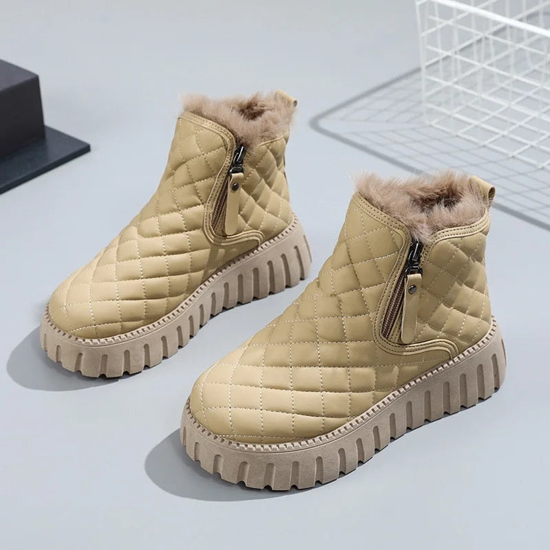 Threadva | Kaschmir-Winterstiefel für ultimativen Komfort und Wärme