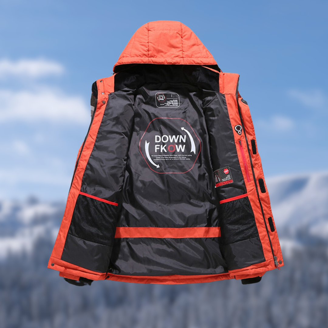 Snugira | Robuste Herren-Winterjacke mit Abnehmbarer Kapuze für Maximale Flexibilität