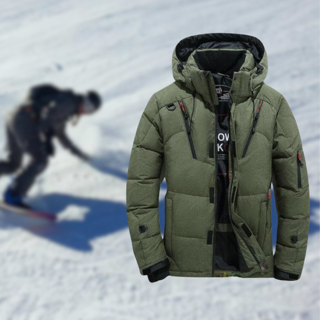 Snugira | Robuste Herren-Winterjacke mit Abnehmbarer Kapuze für Maximale Flexibilität