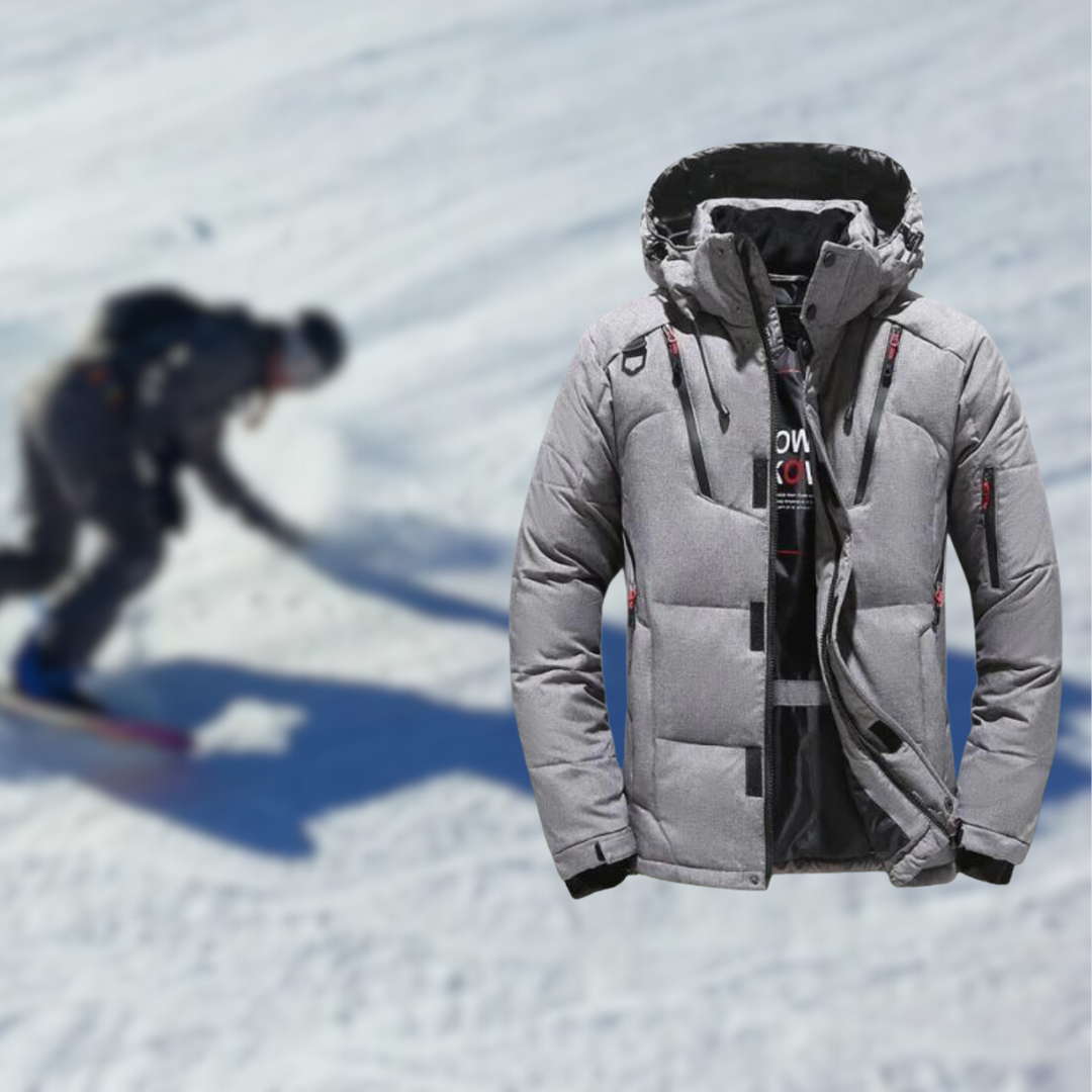 Snugira | Robuste Herren-Winterjacke mit Abnehmbarer Kapuze für Maximale Flexibilität