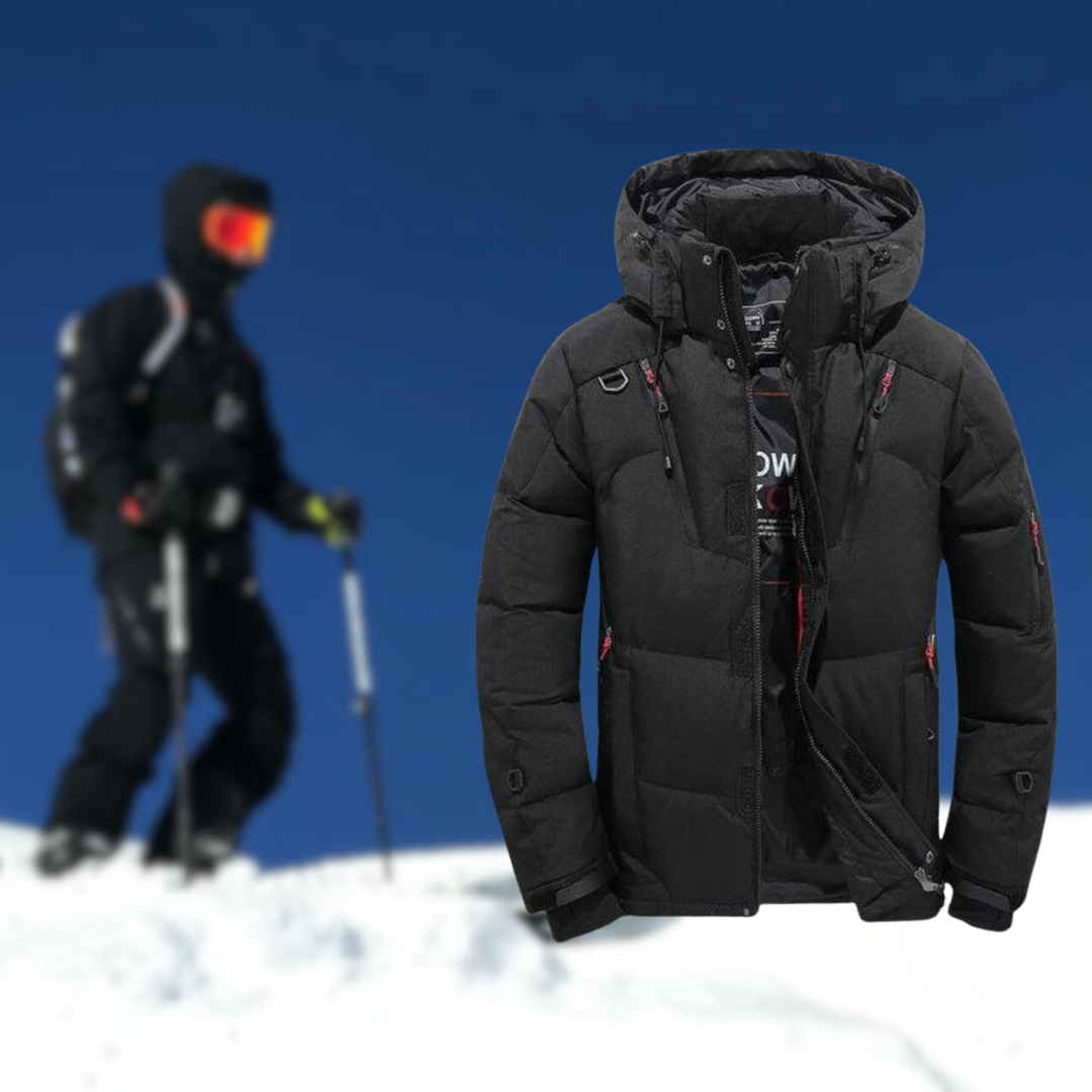 Snugira | Robuste Herren-Winterjacke mit Abnehmbarer Kapuze für Maximale Flexibilität