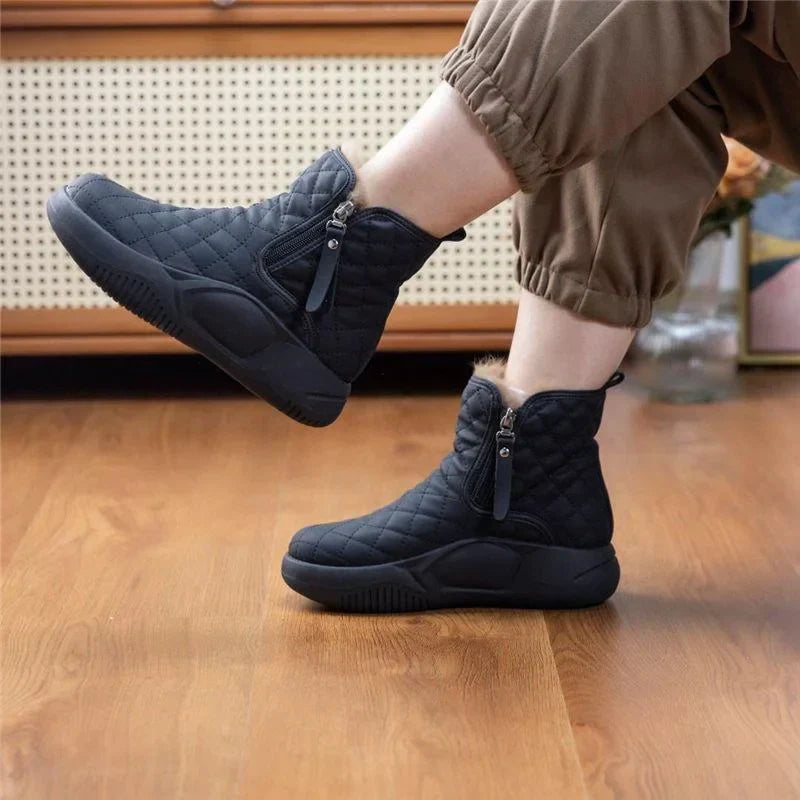 ThickSol | Hochisolierte Winterstiefel mit robuster Profilsohle