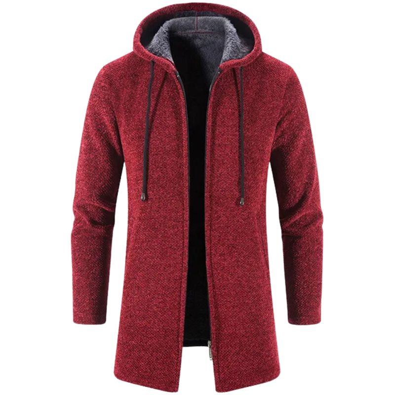 Belleza | Herren-Wolljacke mit Kapuze – Warm und Stilvoll