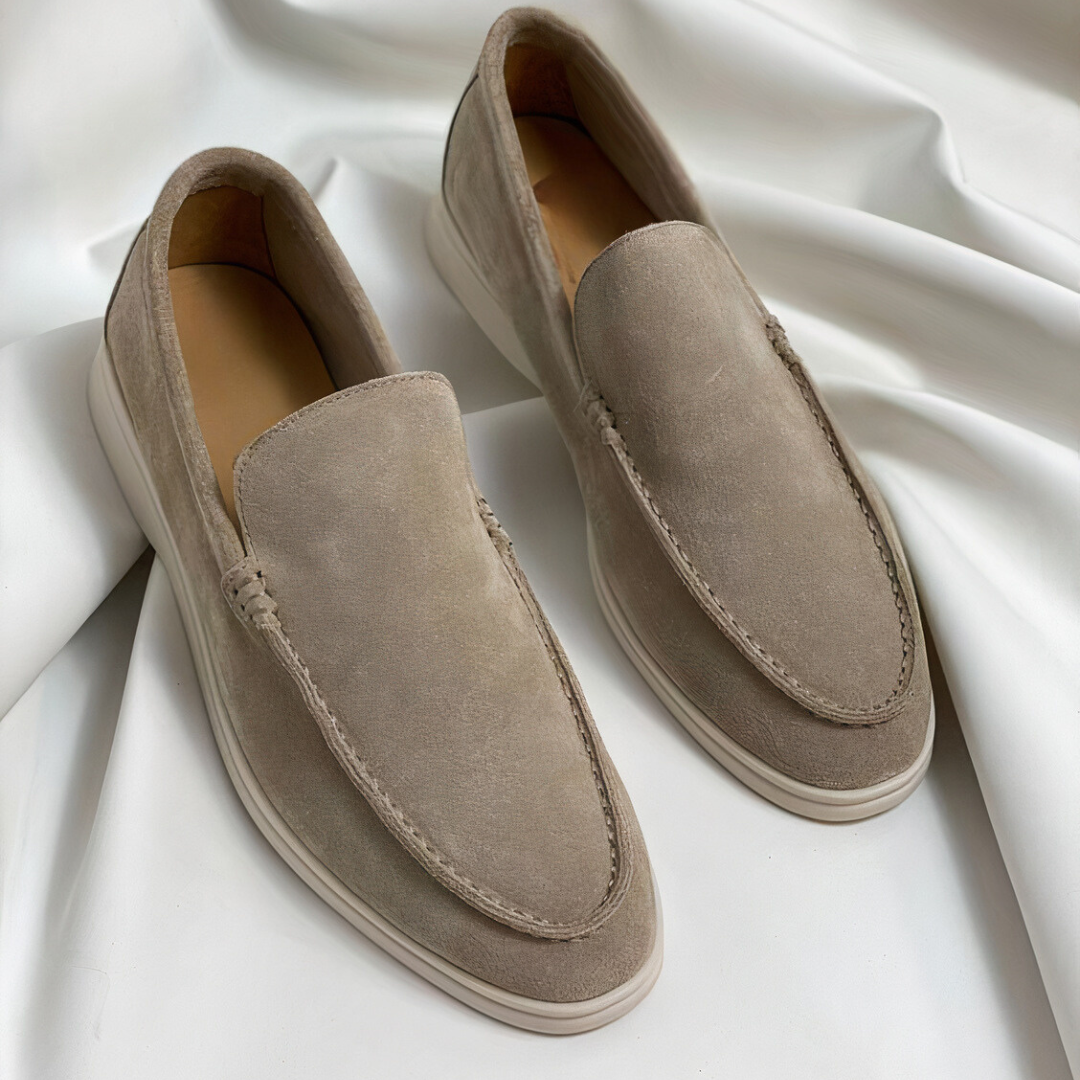 Teddica | Elegante stilvolle Herren Leder Slipper
