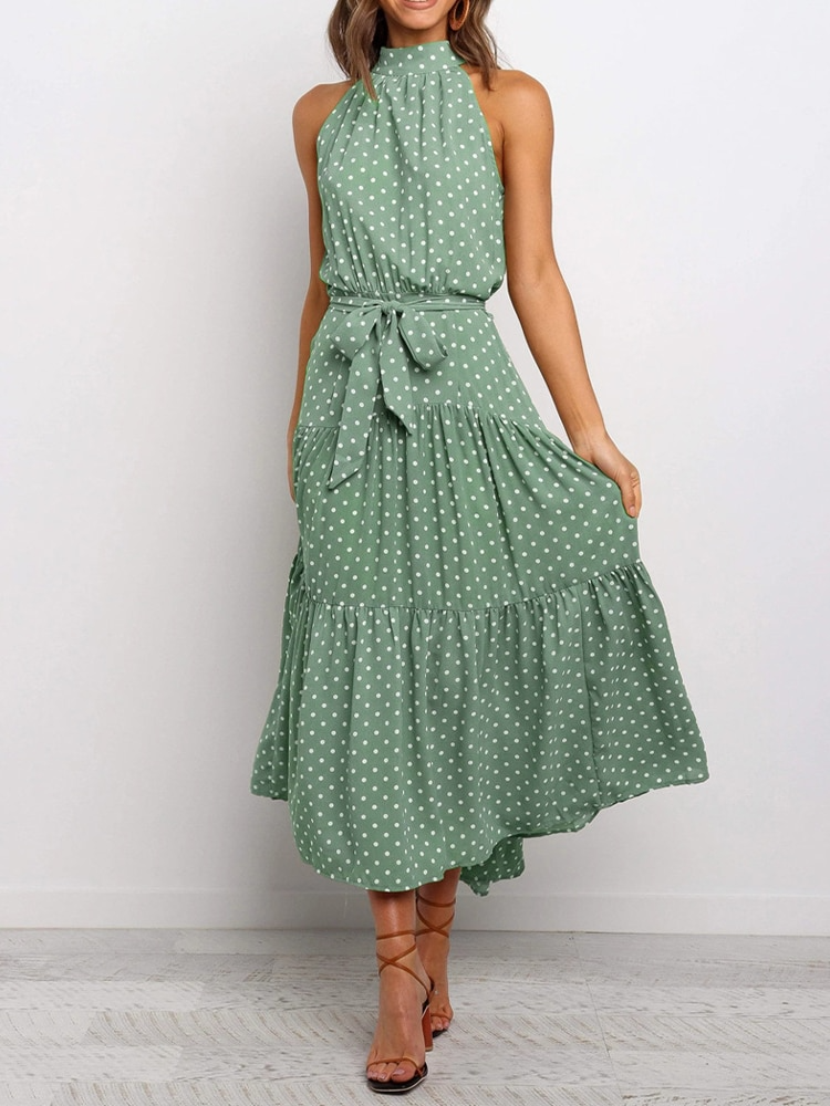 streicheln | Elegantes Kleid mit Polka Dots