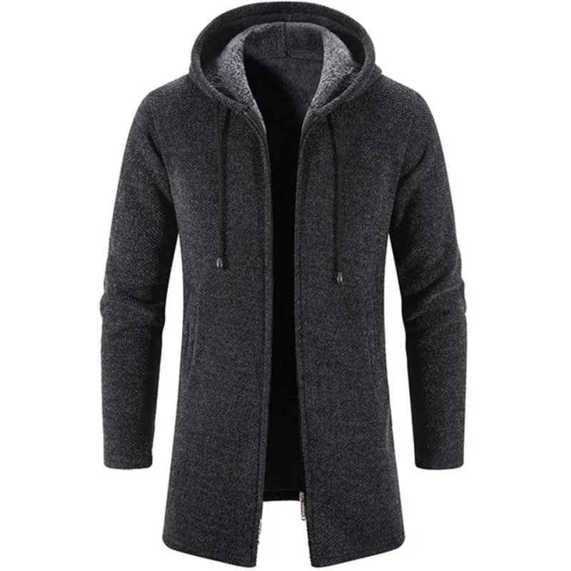 Belleza | Herren-Wolljacke mit Kapuze – Warm und Stilvoll