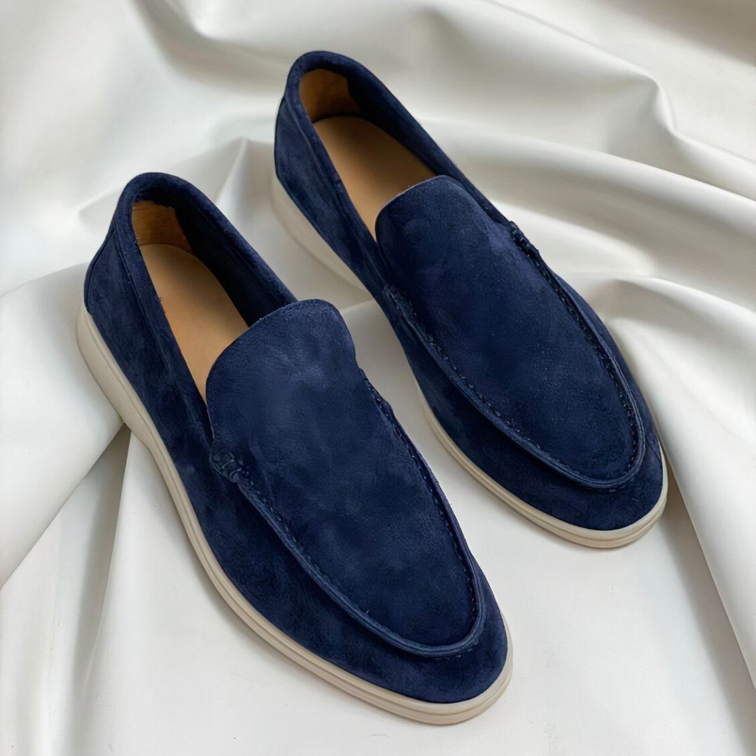 Teddica | Elegante stilvolle Herren Leder Slipper
