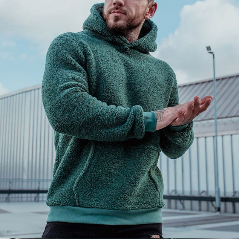 Wintra | Herren Fleece Kapuzenpullover mit Kängurutasche – Komfortabel und Trendy für kalte Tage