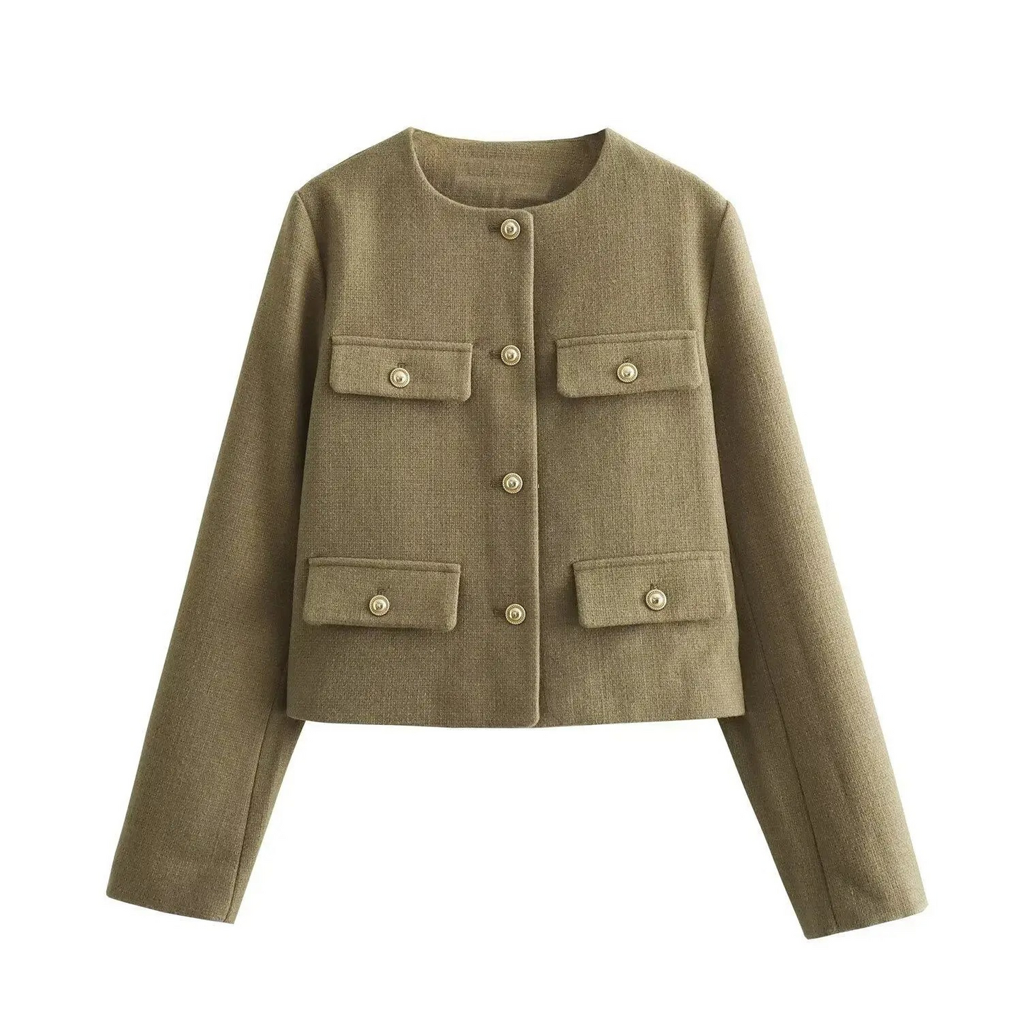 Lena | Modische Baumwollmantel-Jacke