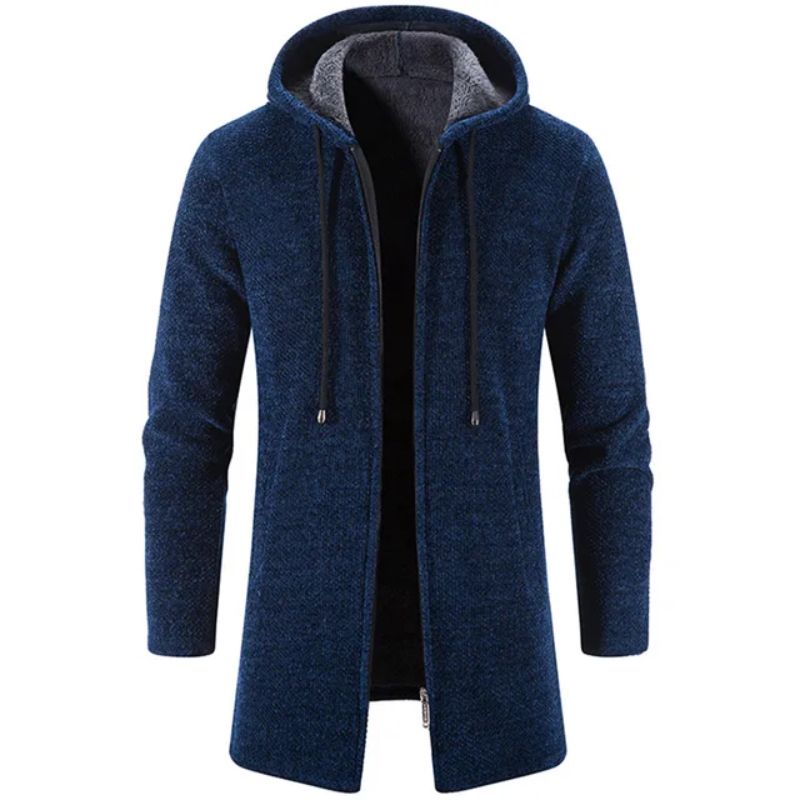 Belleza | Herren-Wolljacke mit Kapuze – Warm und Stilvoll