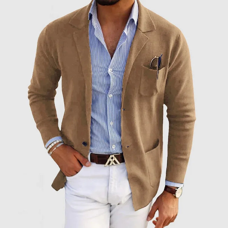 ChillChaser | Herren Blazer mit Taschen und Reverskragen