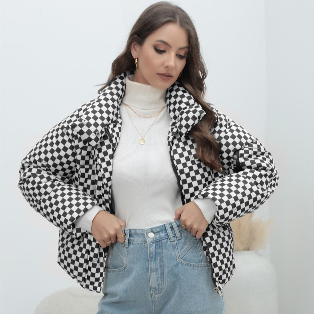 Delvè | Damen-Winterjacke aus weichem Baumwoll-Daunen für höchsten Komfort