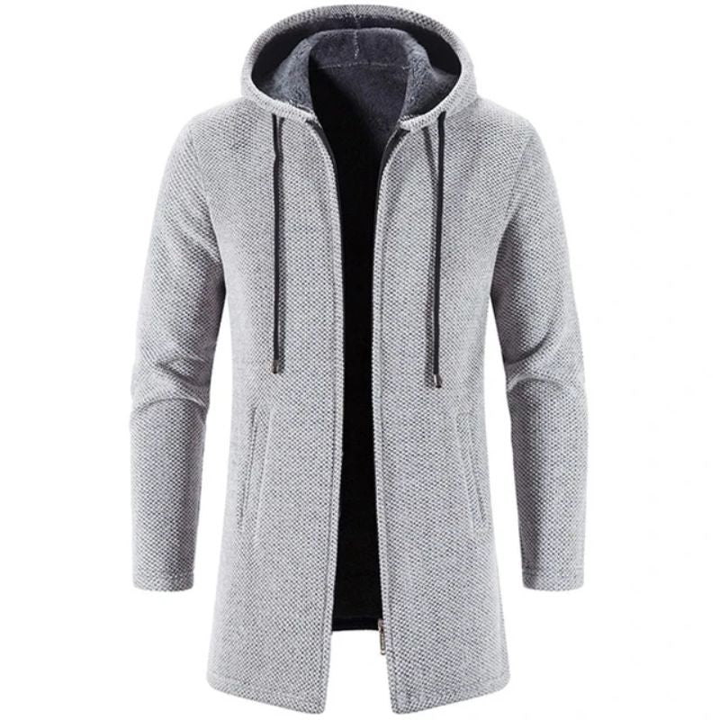 Belleza | Herren-Wolljacke mit Kapuze – Warm und Stilvoll