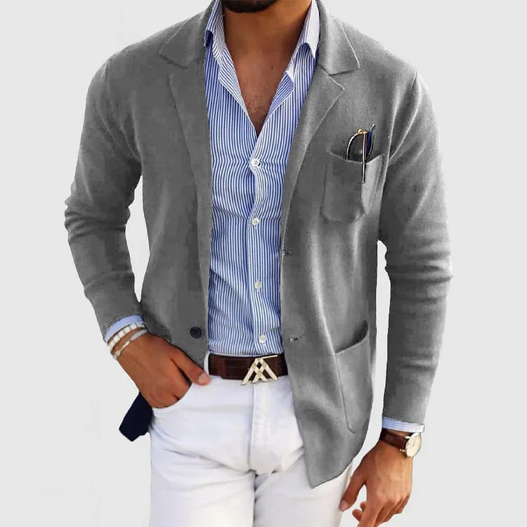 ChillChaser | Herren Blazer mit Taschen und Reverskragen