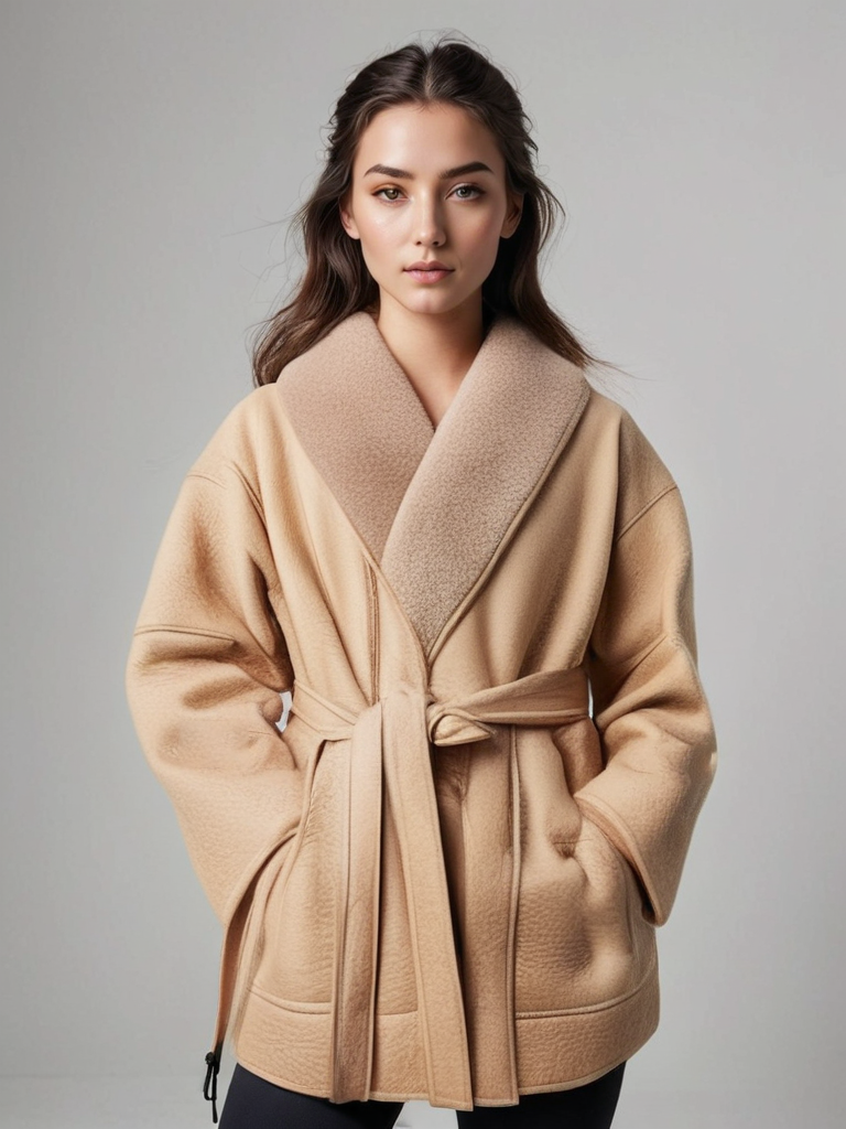 Midique | Modische Damen-Lederjacke mit Fellfutter für den Winter