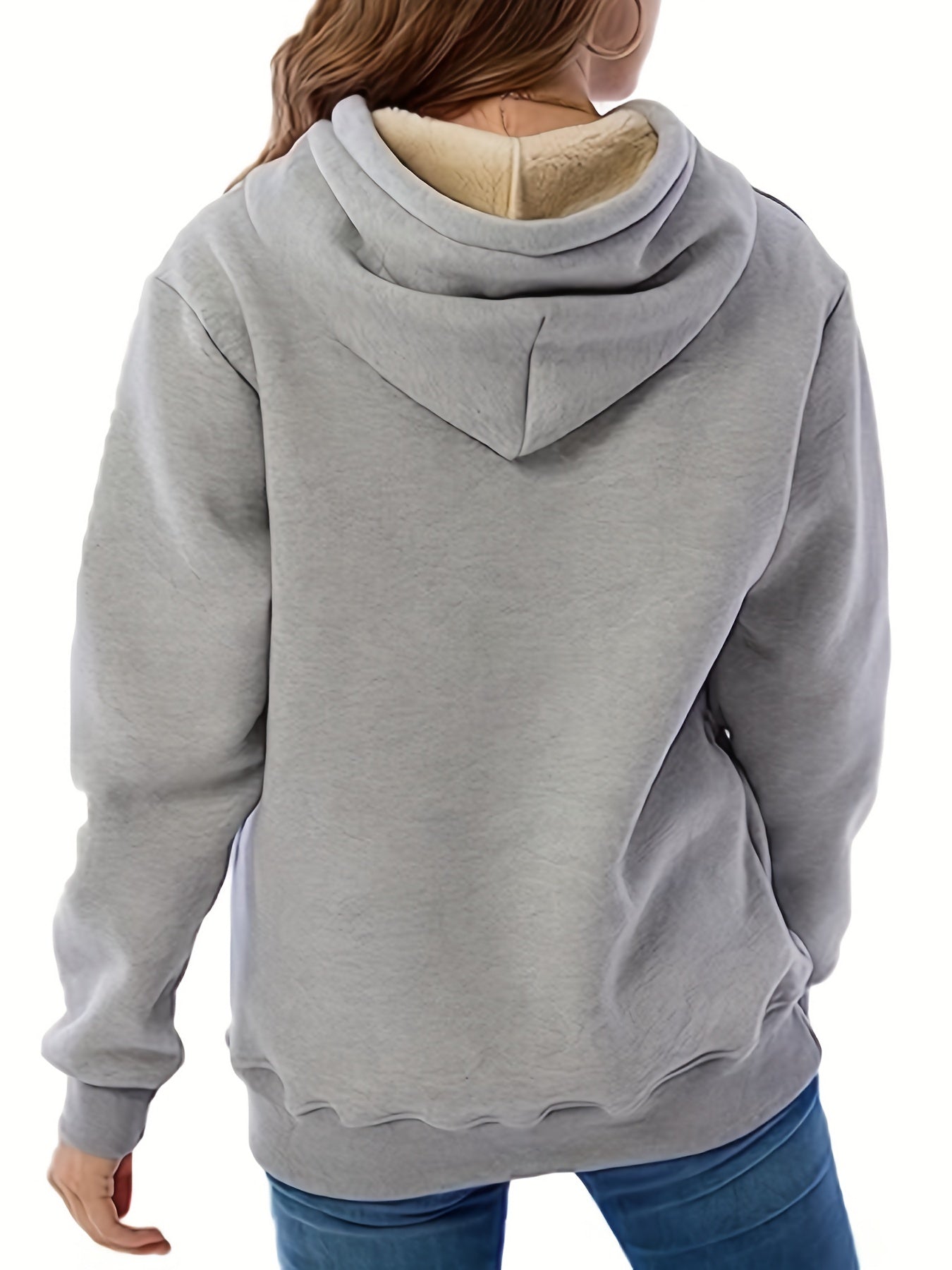 Vibe | Bequemer Kapuzenpullover mit Fleece-Innenfutter