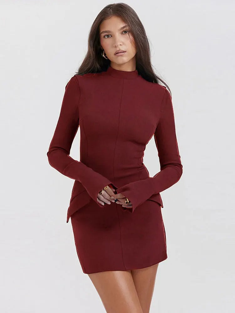 Nova | Elegantes Rollkragenkleid für stilvolle Looks