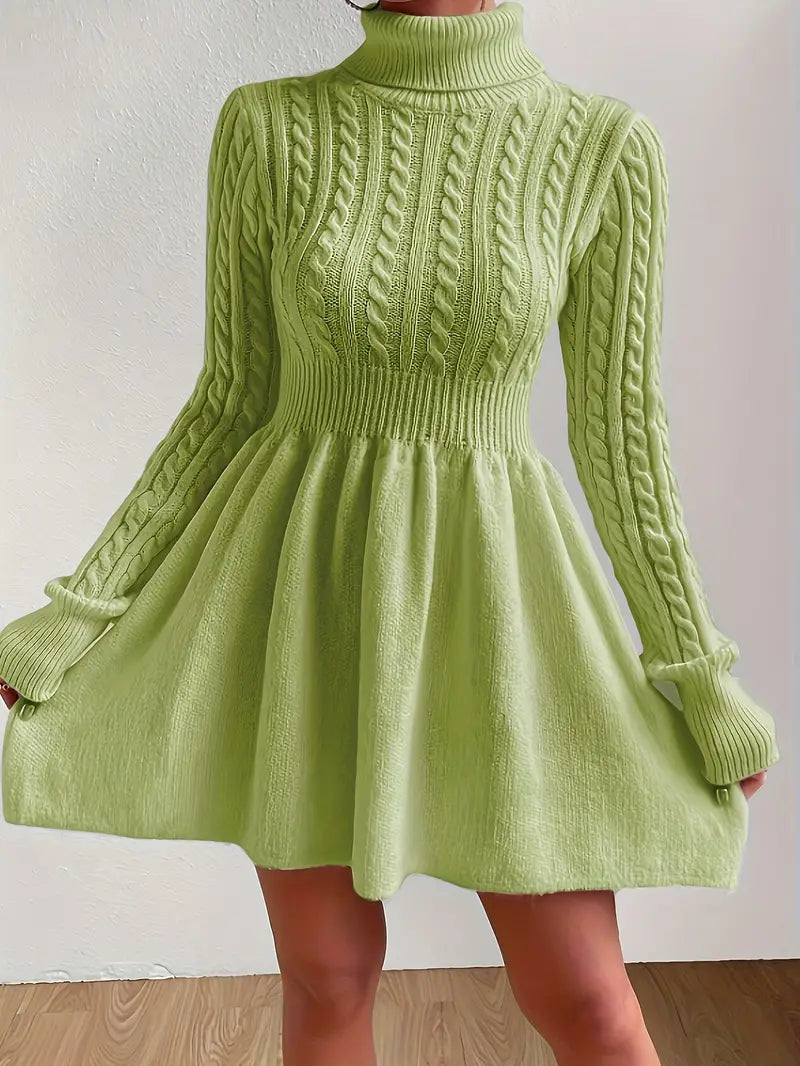 Svelte | Feminines A-Linien Pulloverkleid mit langen Ärmeln