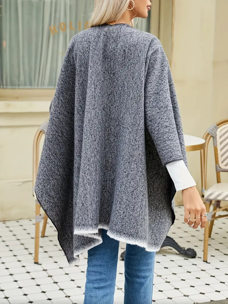 Polarix | Kaschmir-Poncho | Stilvolle Eleganz und Gemütlicher Komfort