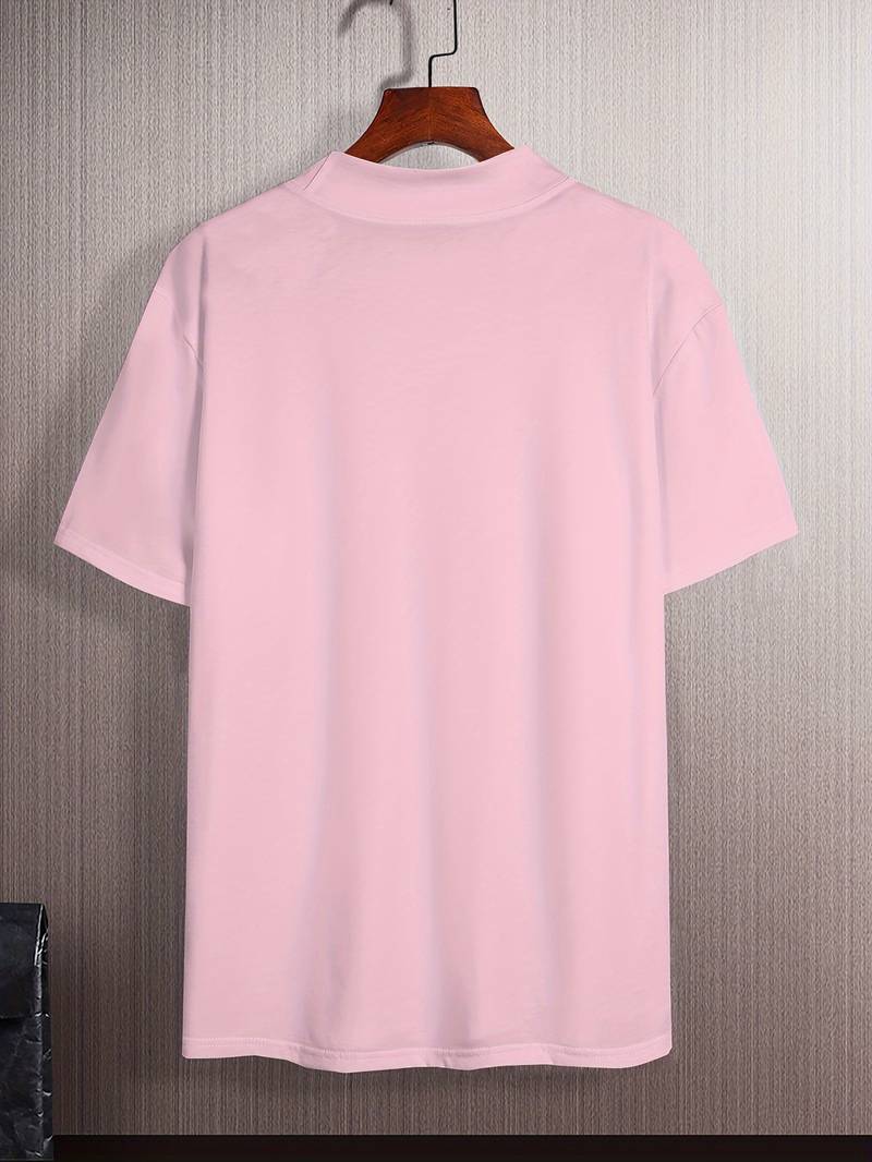 Glamora | Anspruchsvolles T-Shirt mit hohem Kragen und schmaler Passform