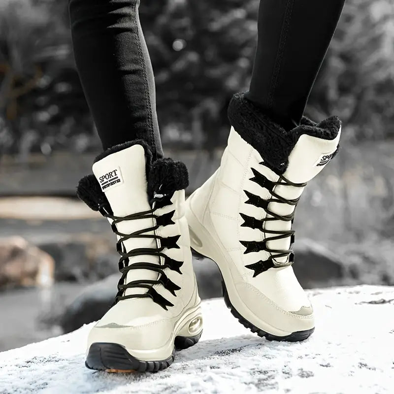 Brew |Wasserdichte, rutschfeste Damenstiefel aus Fleece