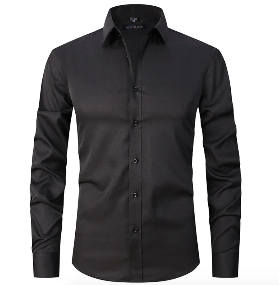 Relaxus | Hugo Superstretch Hemd für Männer | Extrem bequemes Stretch-Shirt