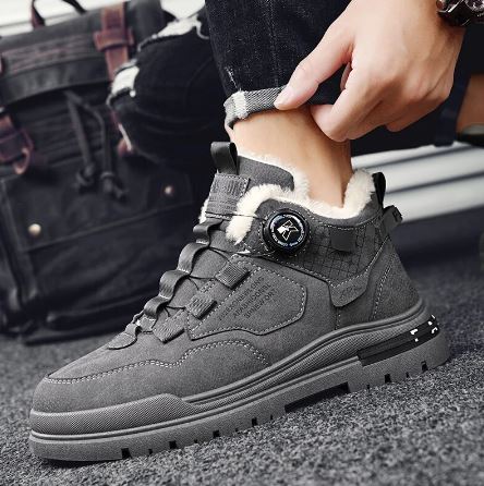 ThermoStep | Herren Winterstiefel aus Leder – Wasserdicht, Rutschfest und mit Warmem Fellfutter