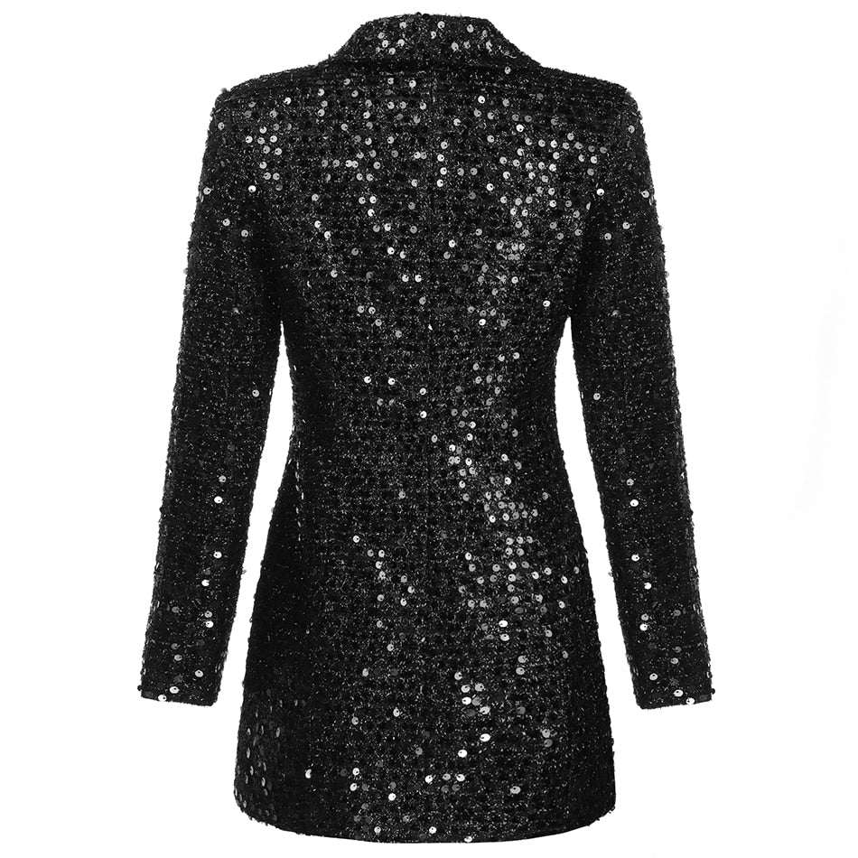 Plushify | Glitzernder Blazer-Kleid