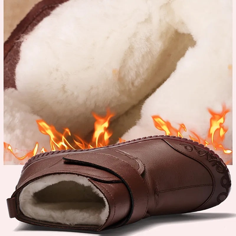 Frostix | Warme wasserdichte Stiefeletten mit kuscheligem Fellfutter