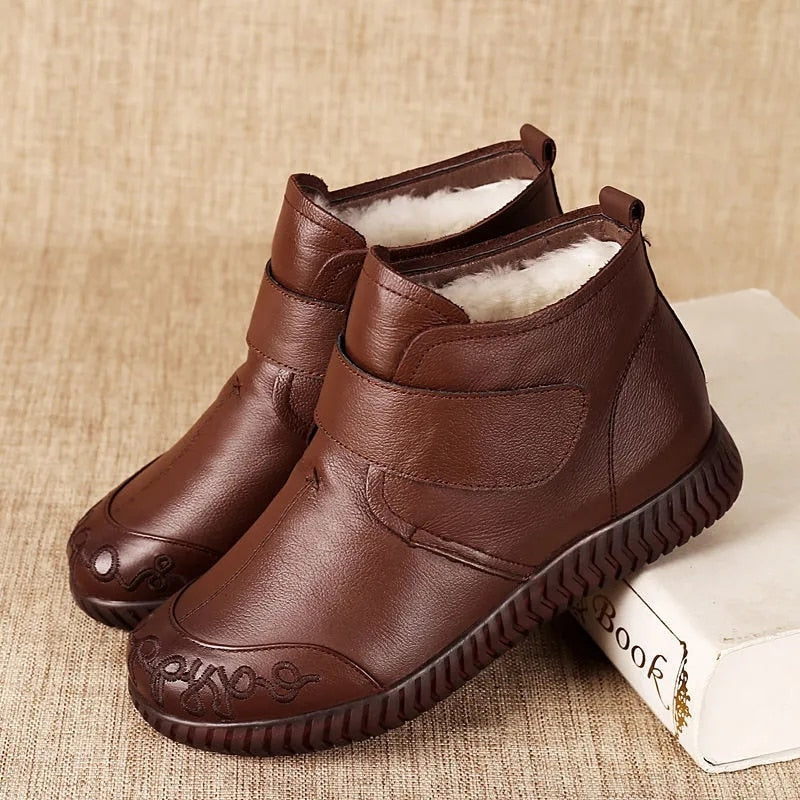 Frostix | Warme wasserdichte Stiefeletten mit kuscheligem Fellfutter
