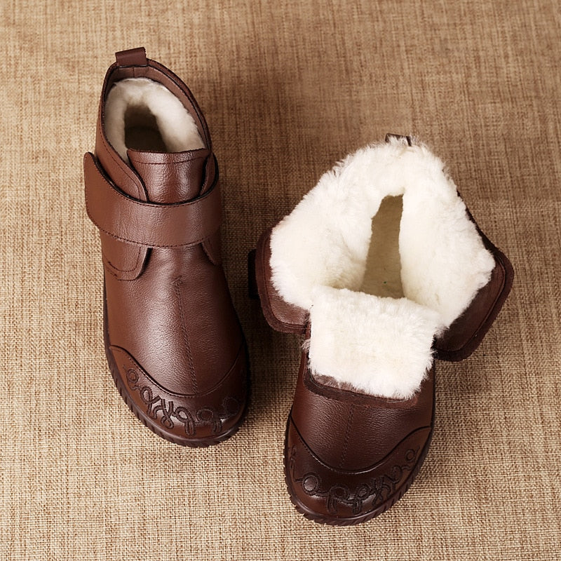 Frostix | Warme wasserdichte Stiefeletten mit kuscheligem Fellfutter